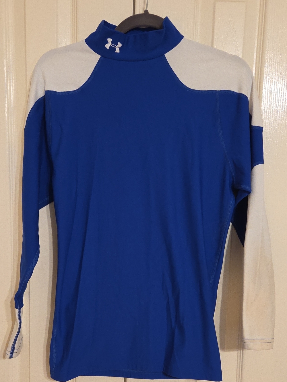 🚦3for$15🚦Under Armour Unisex Blue / White Long Sleeve Rash Guard